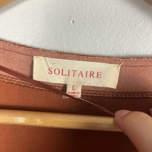 Solitaire Women’s Boho Faux Suede Floral Embroidered Jacket Mauve Pink large - Picture 2 of 6